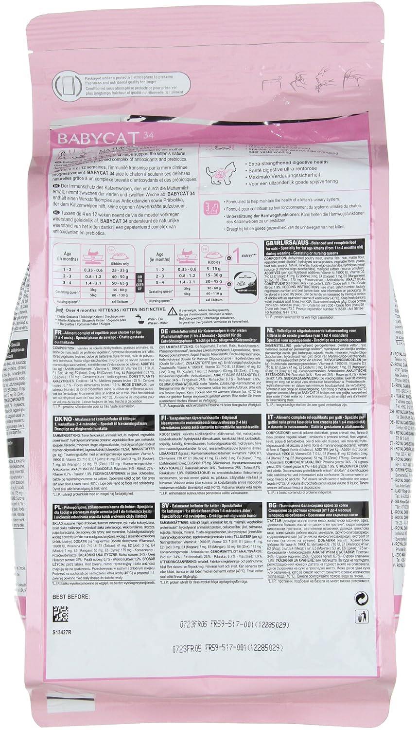 DHA-enriched cat food for brain development
