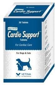 VETINA Cardio Support for Healthy Heart of Dogs and Cats, 30 Tablets