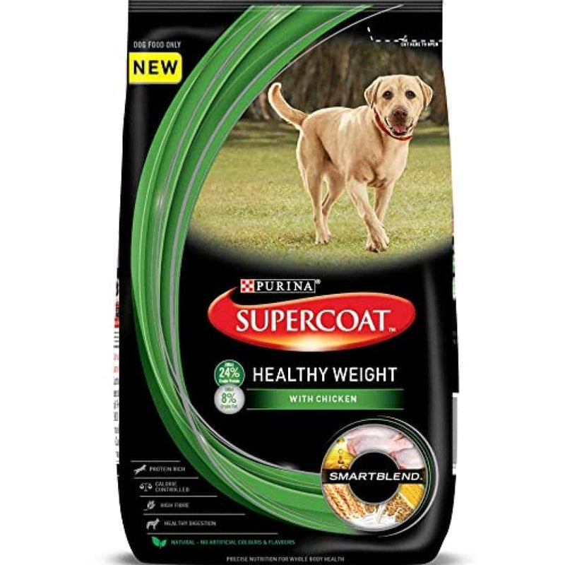 SuperCoat Adult Healthy Weight Dog Dry Food 3 kg (Pack of 1)