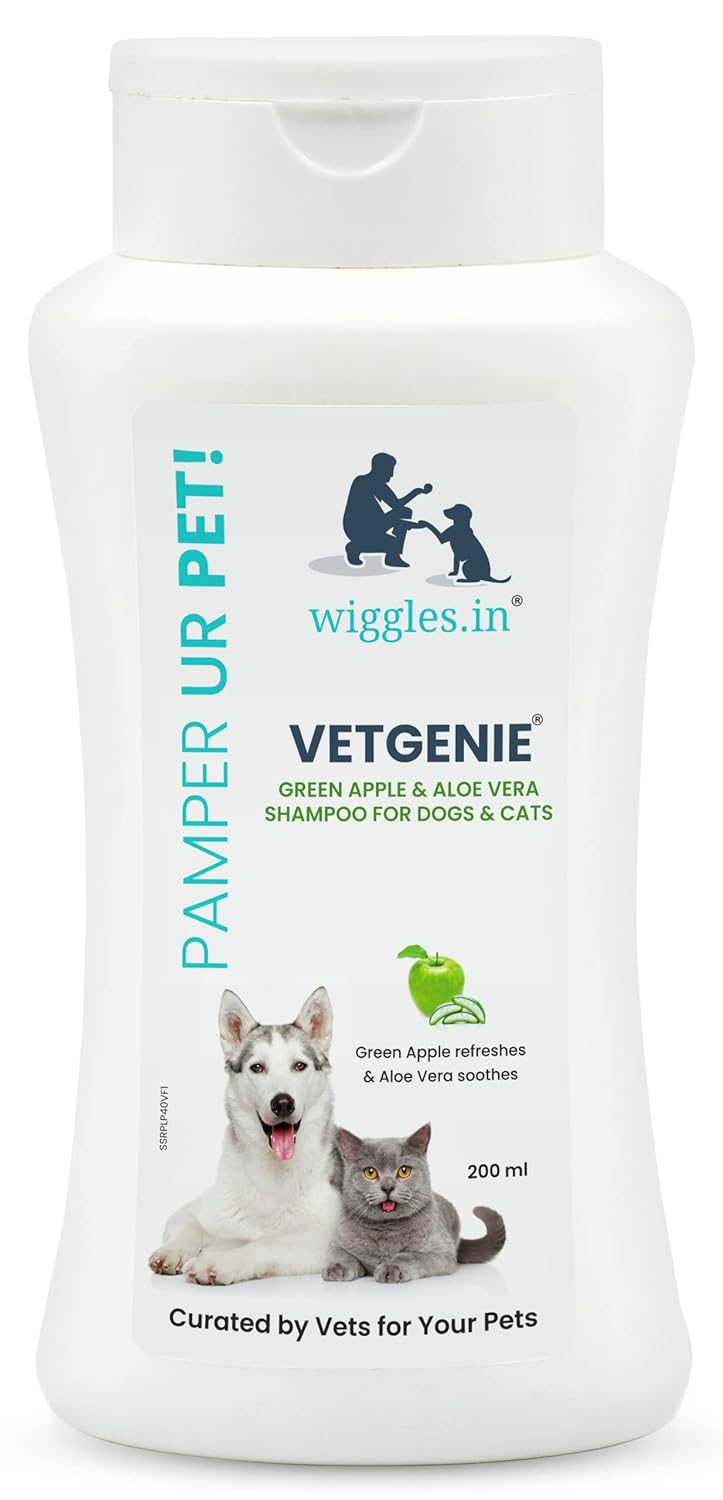 Vetgenie Shampoo for Dogs & Cats (All Breeds), 200ml