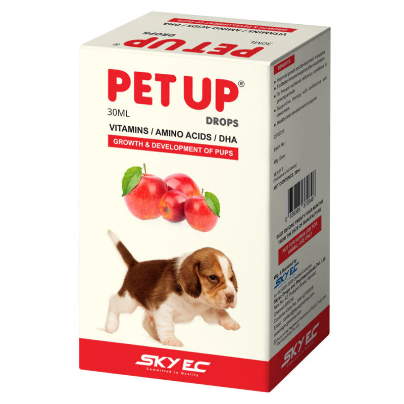 Skyec Petup Drops Multi Vitamin Supplement for Puppies and Kitten, 30ml