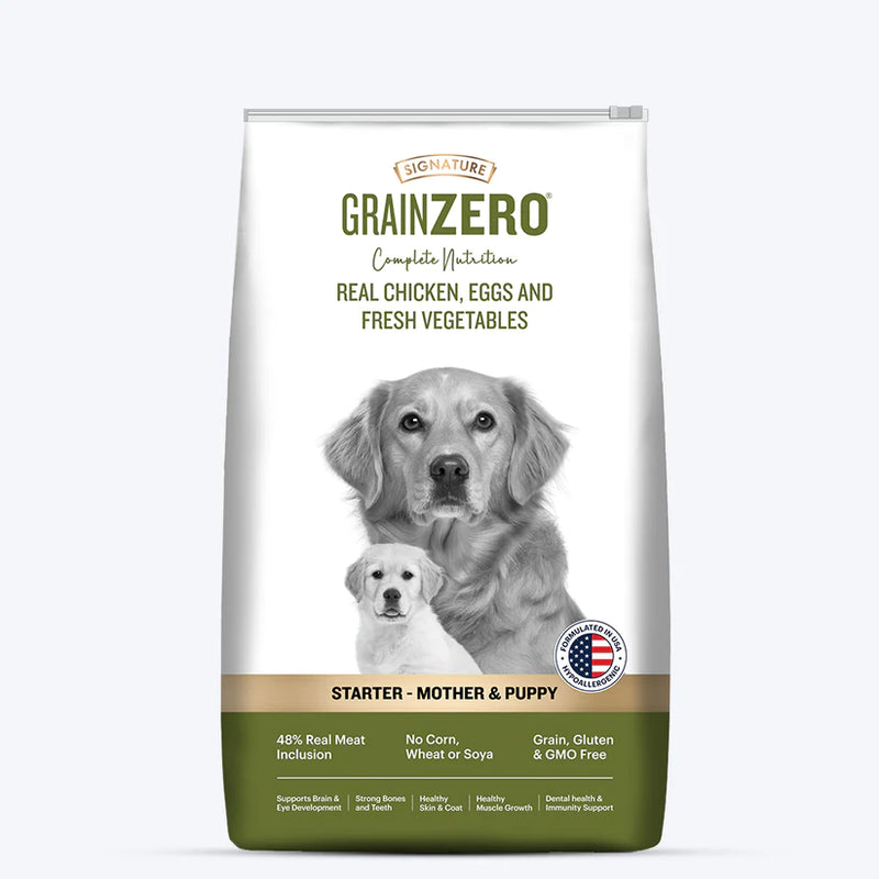 Signature Grain Zero Starter Dog Food For Mother & Puppy