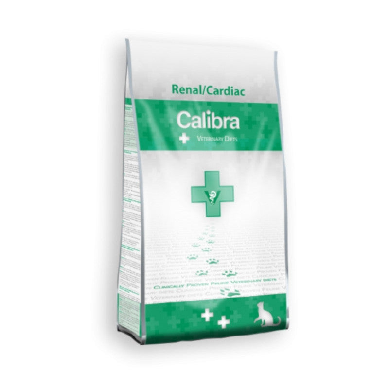 Calibra Veterinary Diets Renal/Cardiac Complete Feline Dietetic Food 2 kg (Pack of 1)