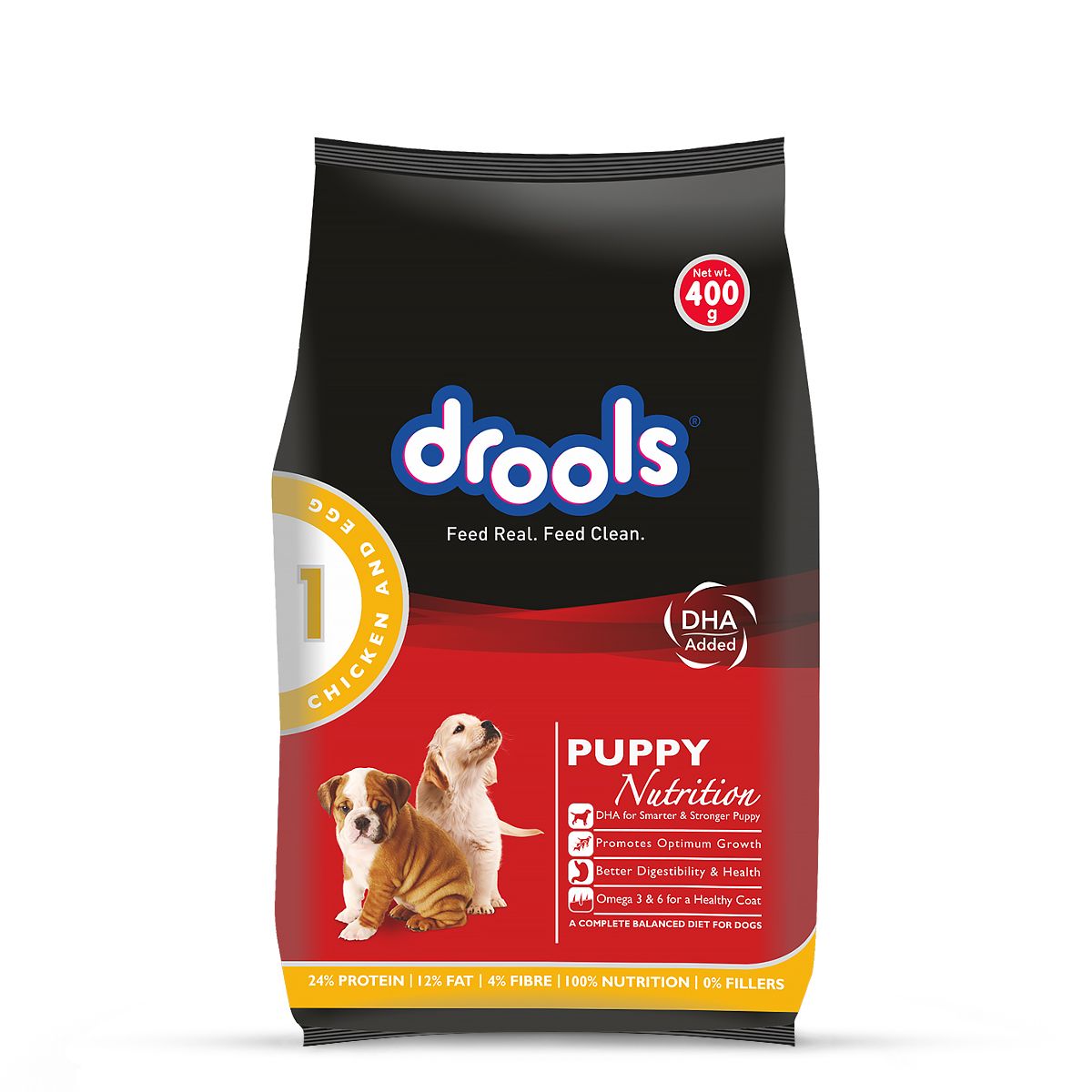 Puppy food with chicken and egg
