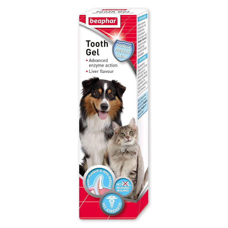 Beaphar Tooth Gel for Dogs & Cats, 100 Gram