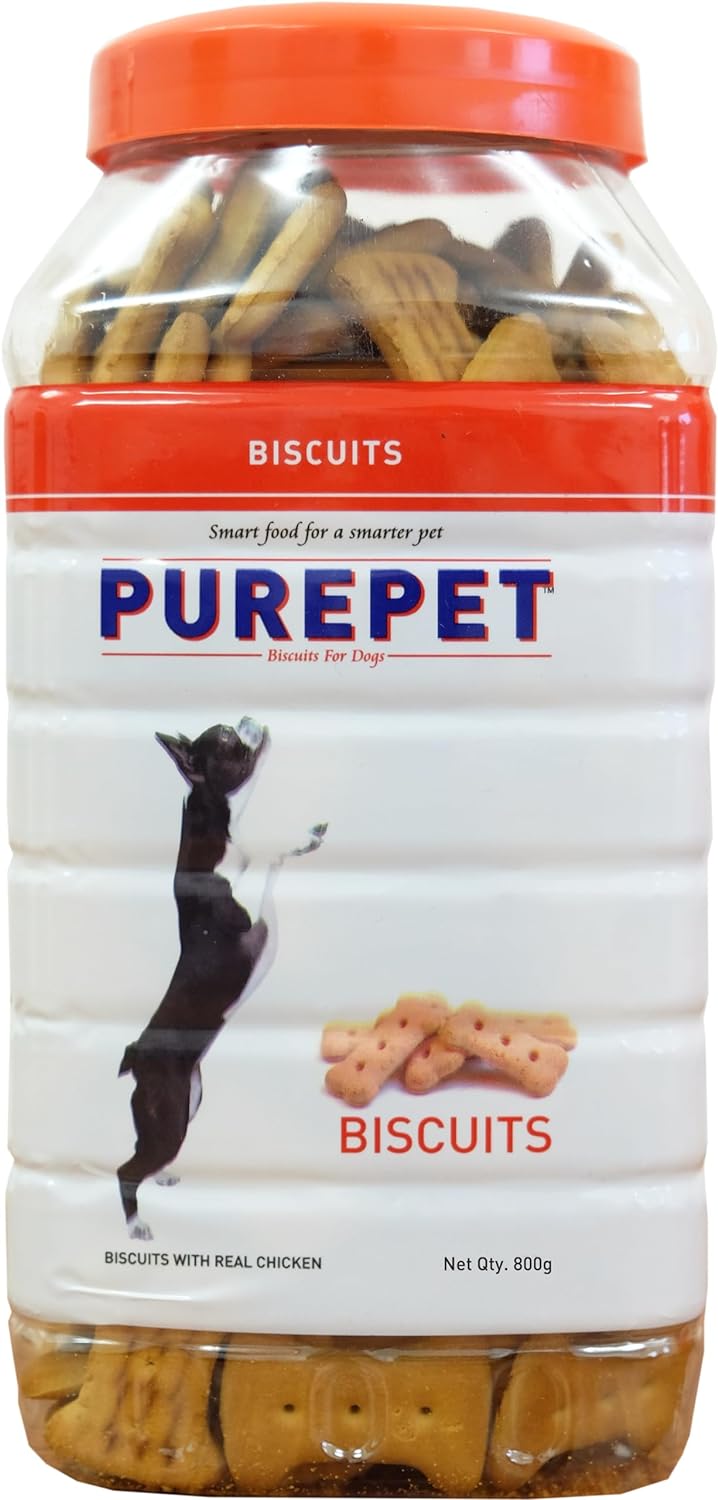 PUREPET Dog Biscuit Treats Real Chicken Flavour for All Life Stages