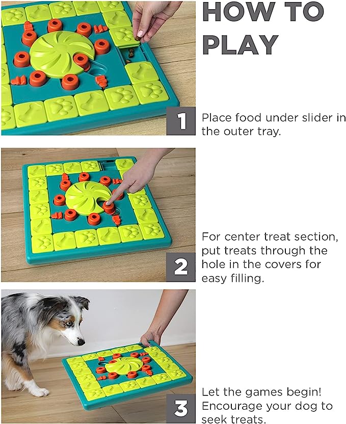 Outward Hound Nina Ottosson MultiPuzzle Interactive Dog Treat Puzzle Toy, Expert Level