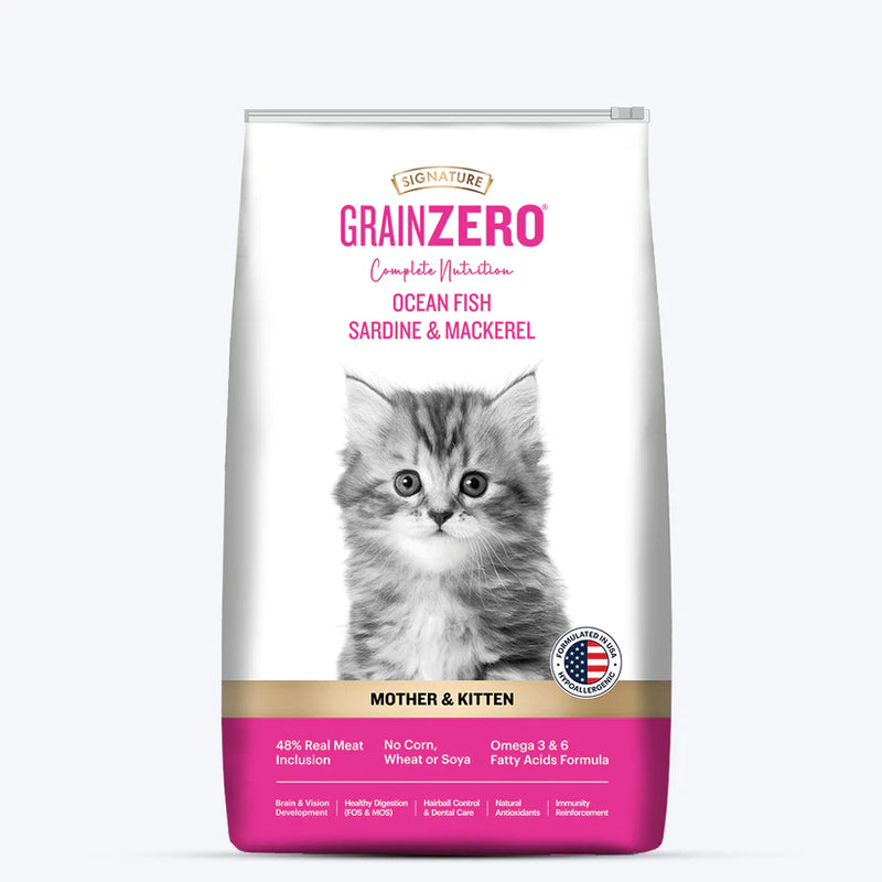 Signature Grain Zero All Breed Mother & Kitten Dry Cat Food