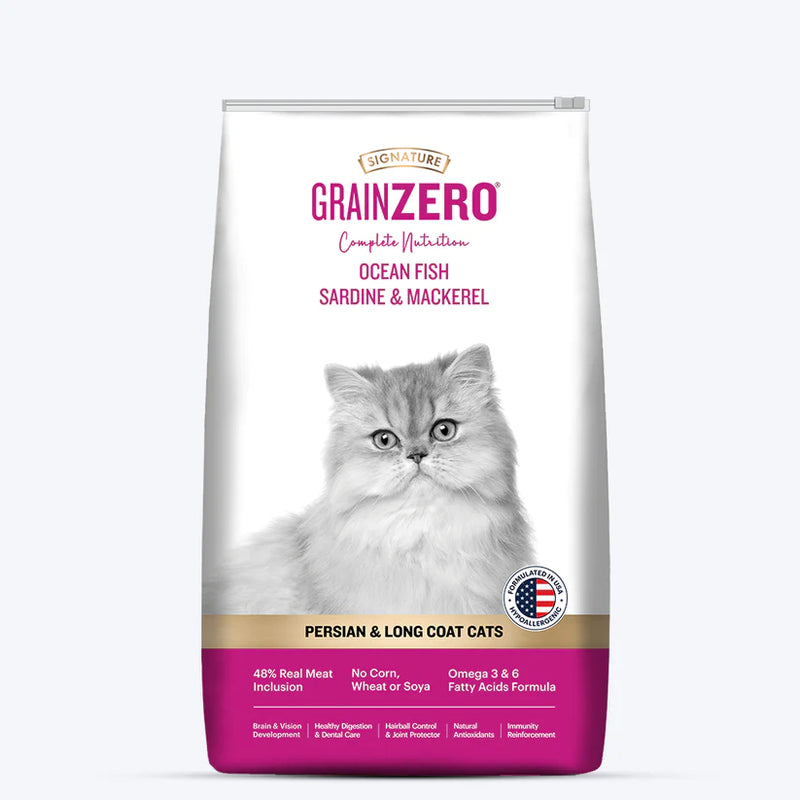 Signature Grain Zero Persian Adult Dry Cat Food