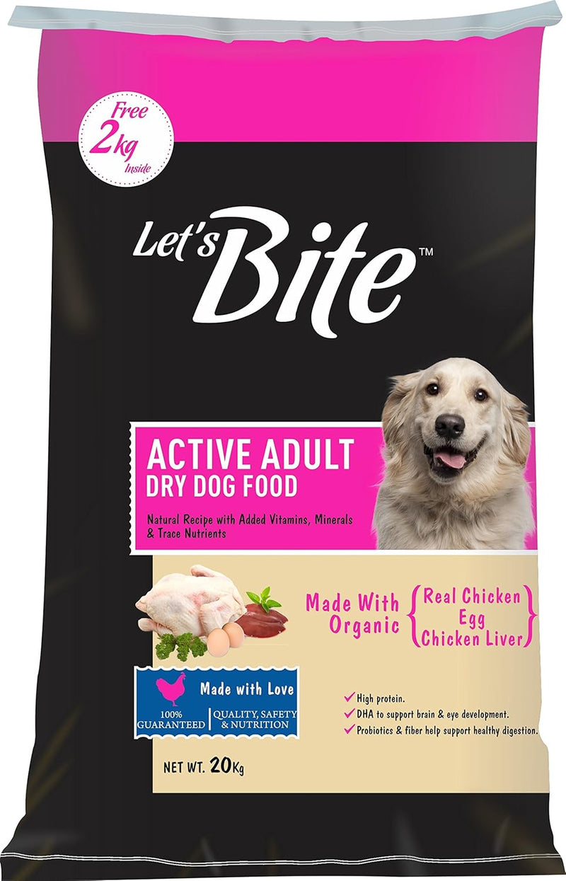 Premium dog food for active dogs
