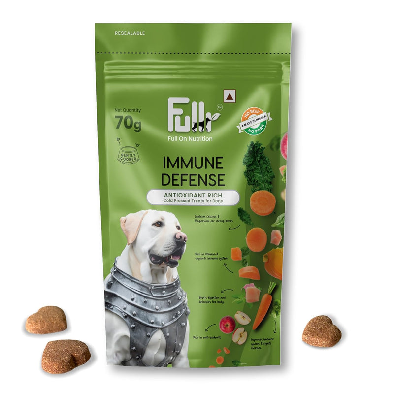 Fullr Immune Cold Pressed Dog Treats, 70g (Pack of 1)