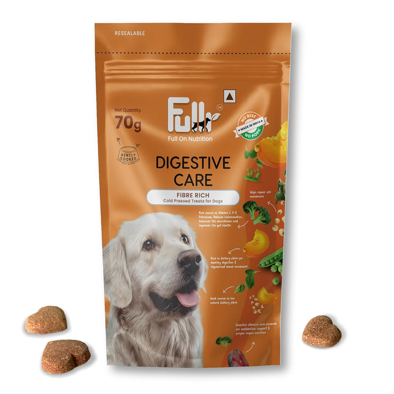 Fullr Digestive Cold Pressed Dog Treats, 70g (Pack of 1)