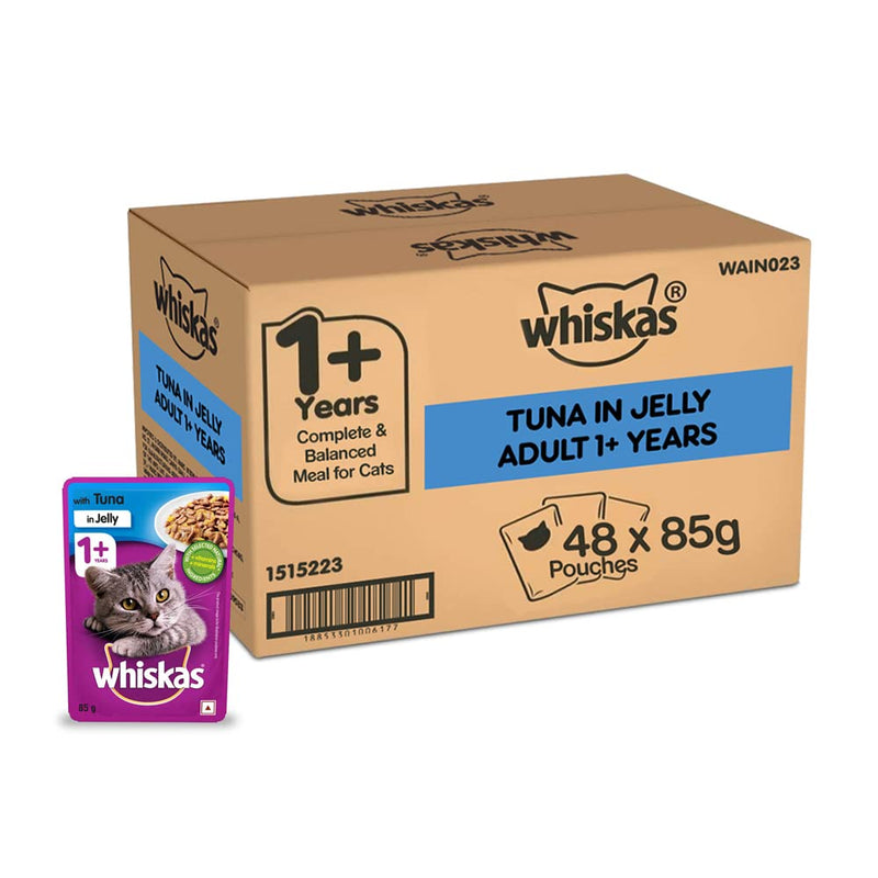 Whiskas Adult Wet Cat Food Tuna in Jelly