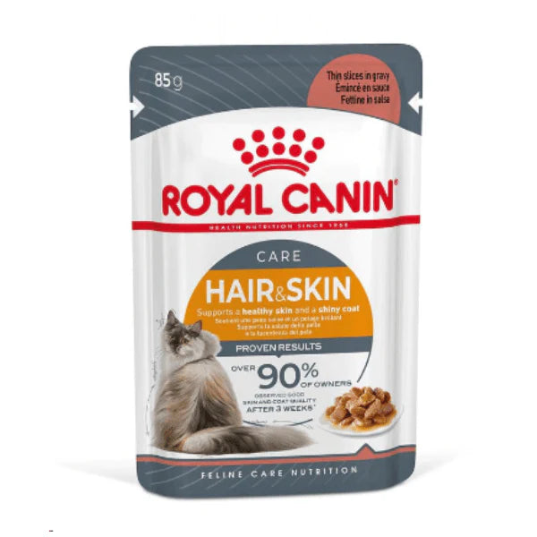 Royal Canin Hair And Skin Care Wet Cat Food Gravy,