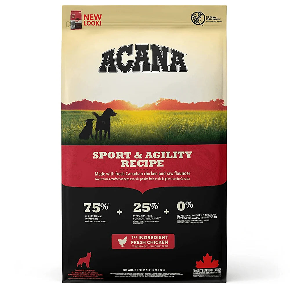 "Acana Sports & Agility Dog Dry Food – High-Protein Formula"
