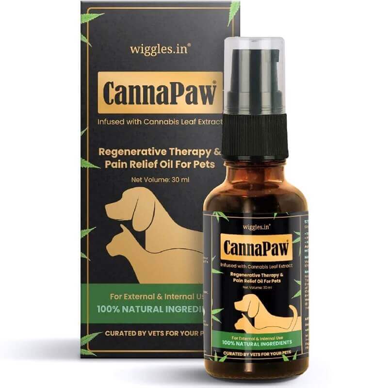 Wiggles Cannapaw Hemp Oil Extract Spray For Dogs & Cats, 30ml