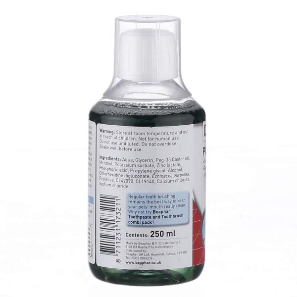 Beaphar - Plaque Away Dental Oral Care For Dog & Cats, 250 ml