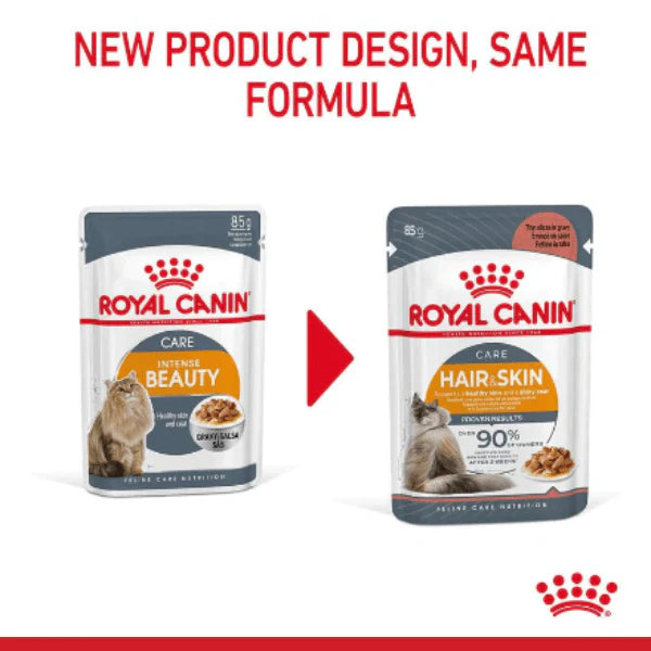 Royal Canin Hair And Skin Care Wet Cat Food Gravy,