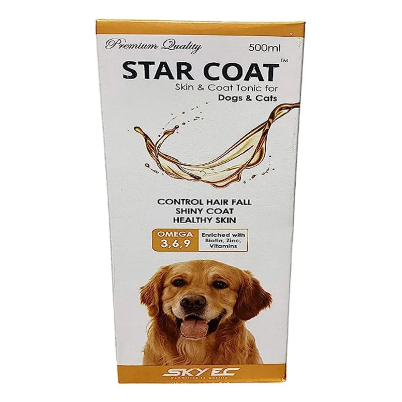 Skyec StarCoat Omega 3 + 6 Syrup for Dogs and Cats, 500ml