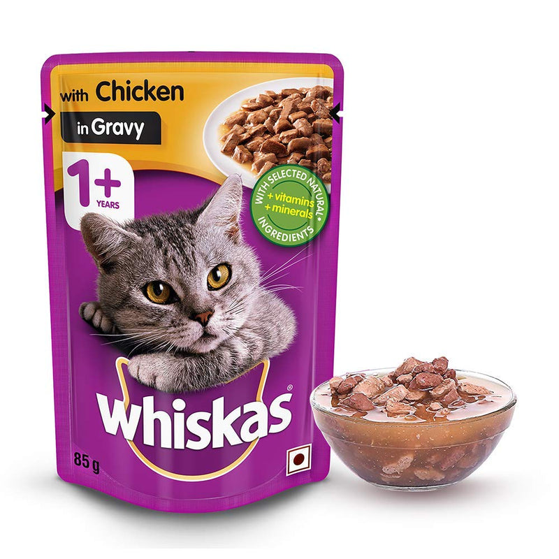 Whiskas Adult Wet Cat Food Chicken in Gravy