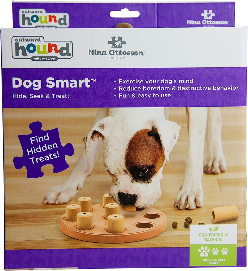 Outward Hound Nina Ottosson Dog Smart Orange Composite Interactive Treat Puzzle Dog Toy