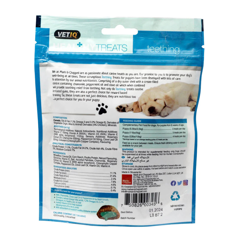 Mark and Chappell Healthy Teething Puppy Treats 50g(Pack of 1)