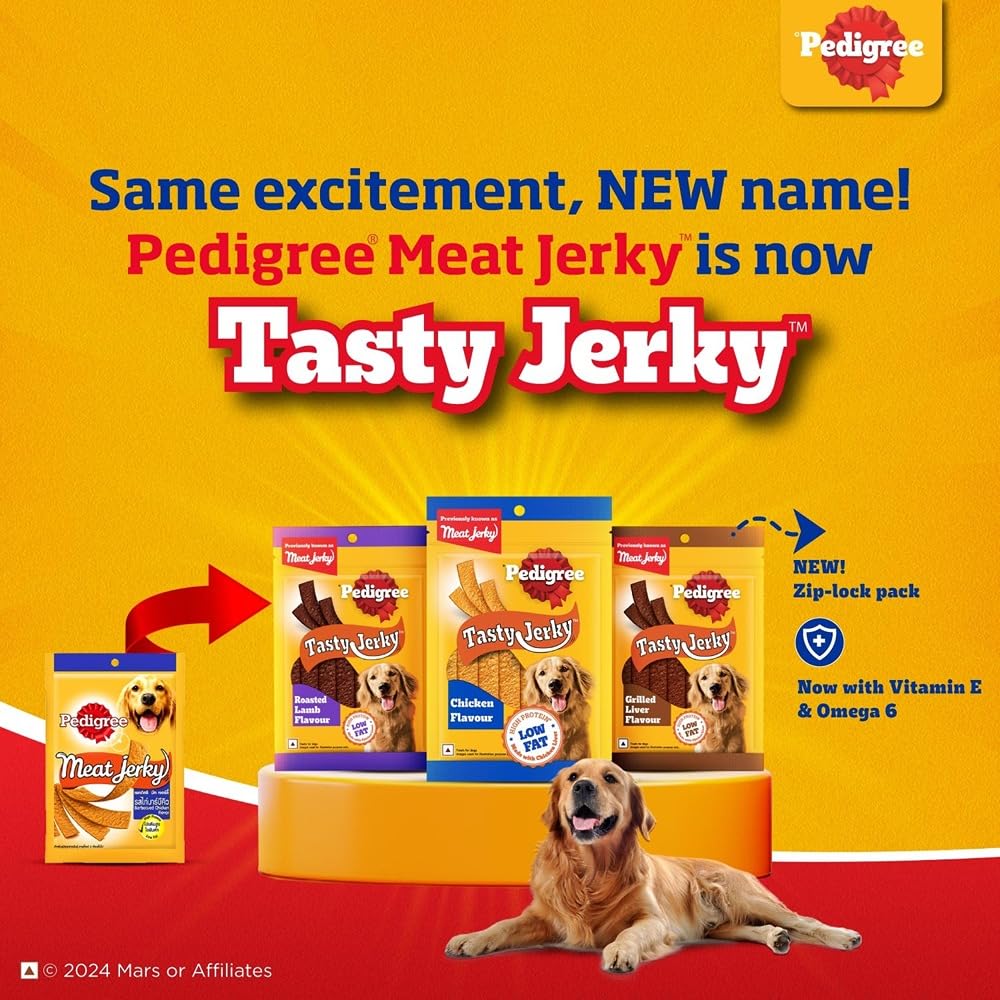 Barbecued chicken jerky for dogs