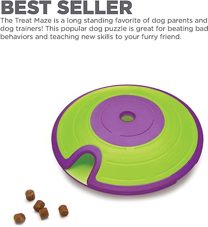 Outward Hound Nina Ottosson Treat Maze Interactive Treat Puzzle Dog Toy, Intermediate