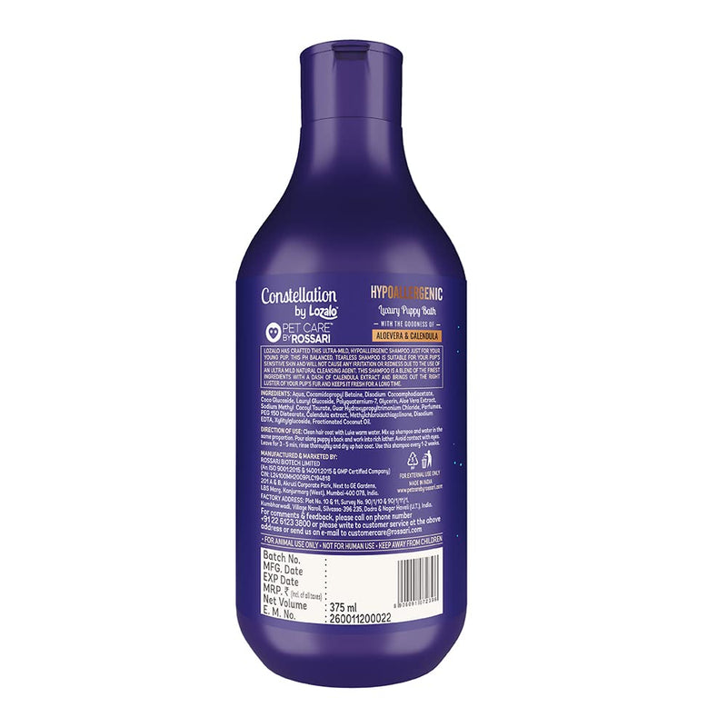 Lozalo 375ml Hypoallergenic Shampoo