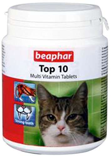 Beaphar Top-10 Multi Vitamin for Cats, 30 Tablets