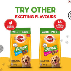 Crunchy lamb dog treats by Pedigree