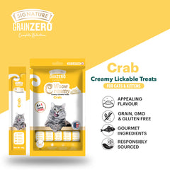 Premium crab treats for cats
