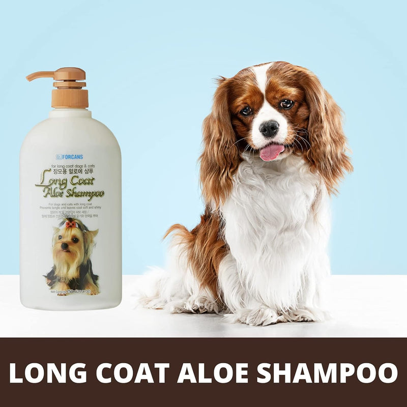 Shampoo for long coat dogs with Aloe Vera