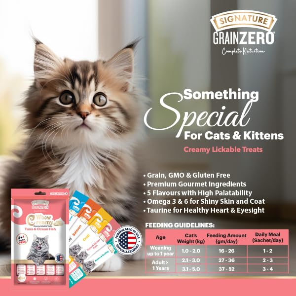 Lickable treats for cats
