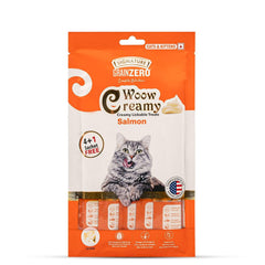 Grain Zero Woow Lickable Treats Combo for Cats & Kittens – Tuna, Chicken, Salmon & Crab – 75 gm Each.