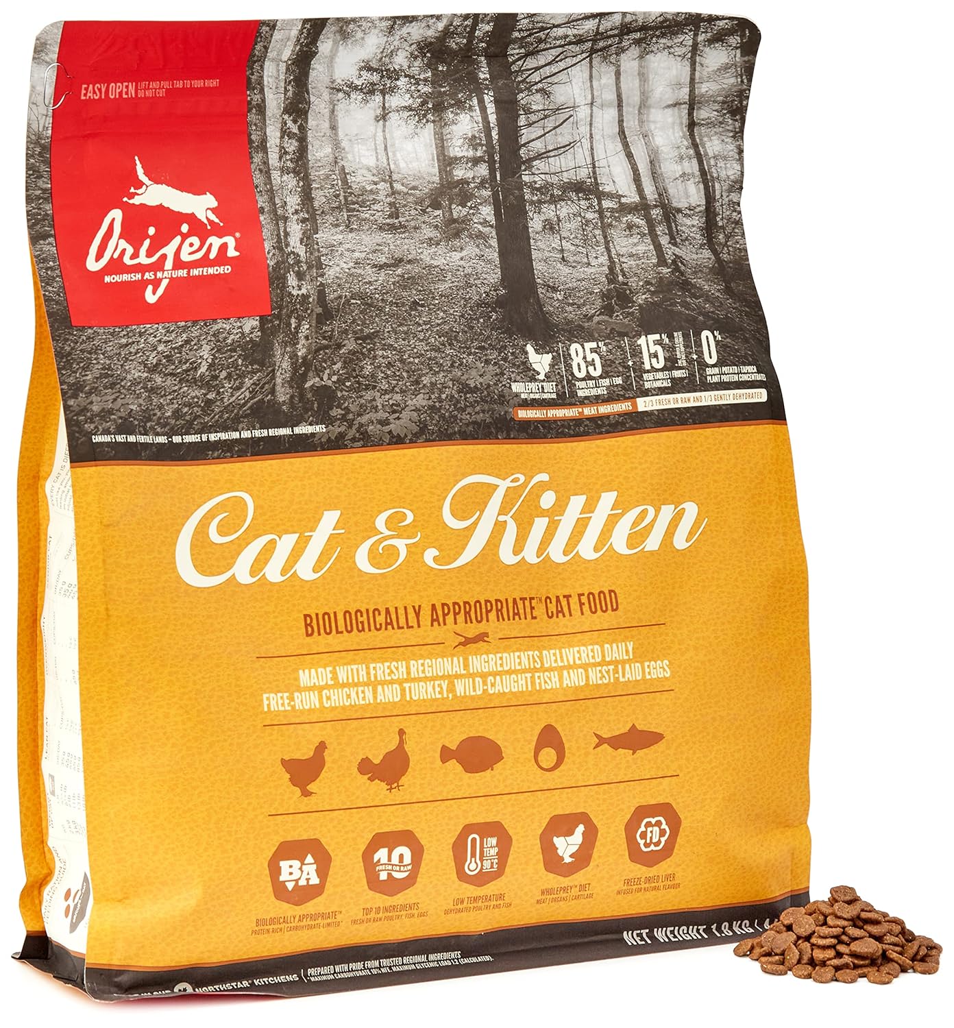 Orijen Original Cat Food grain-free formula
