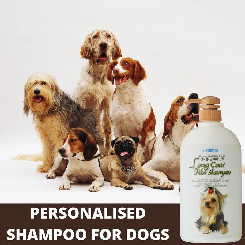 Eco-friendly 750ml Forbis dog shampoo bottle