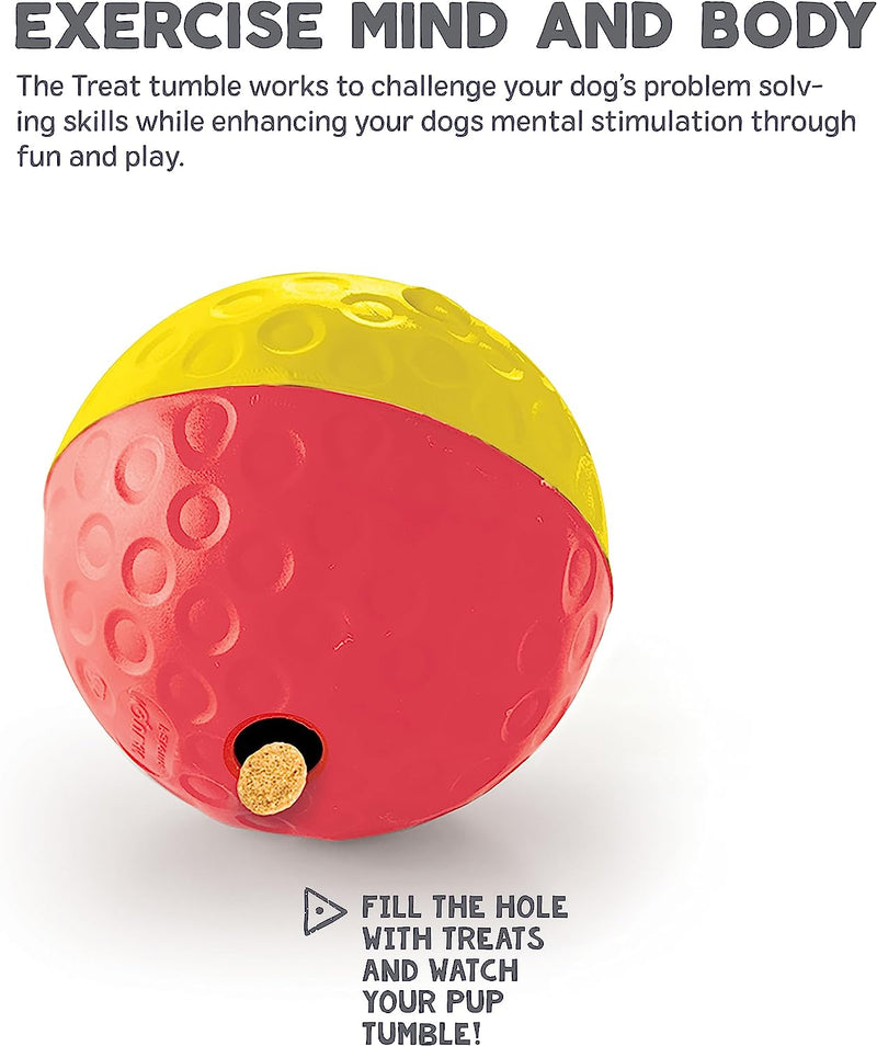 Outward Hound Nina Ottosson Treat Tumble Red Interactive Treat-Dispensing Puzzle Dog Toy, Large