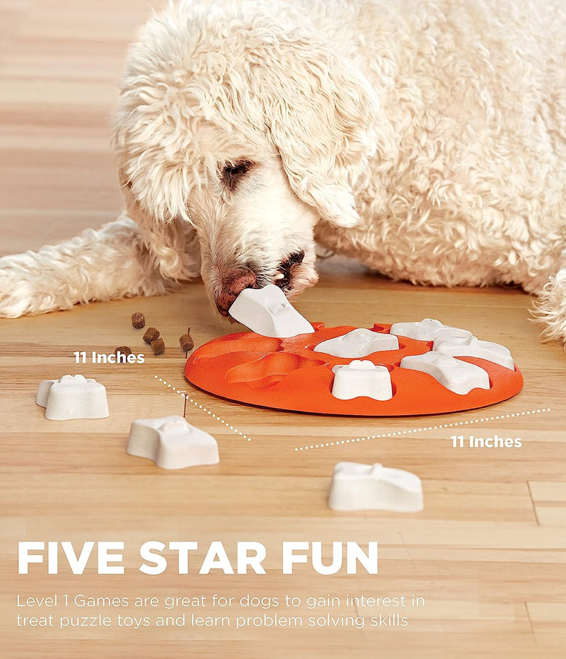 Outward Hound Nina Ottosson Dog Smart Orange Interactive Treat Puzzle Dog Toy