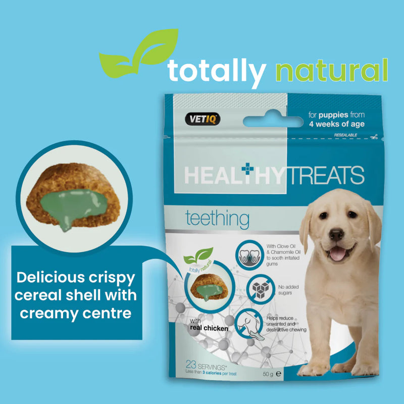 Mark and Chappell Healthy Teething Puppy Treats 50g(Pack of 1)