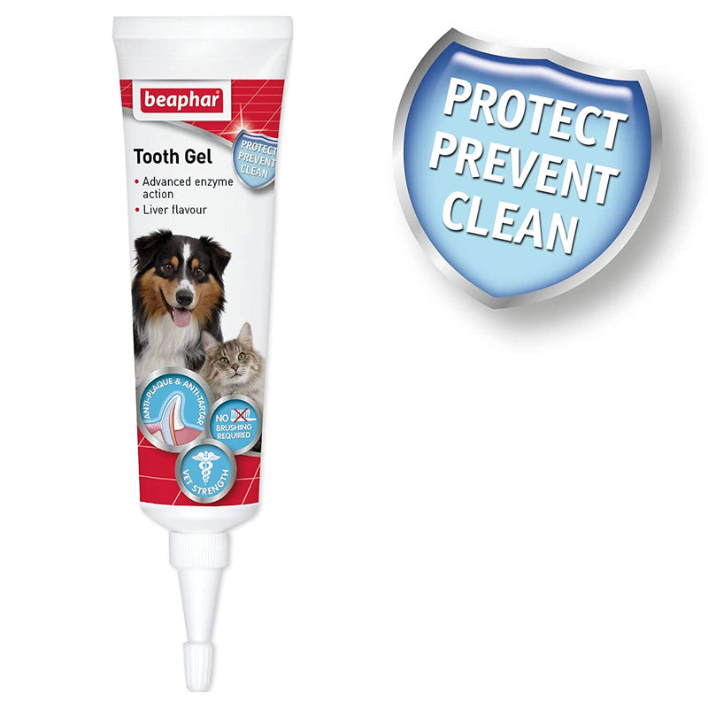 Beaphar Tooth Gel for Dogs & Cats, 100 Gram