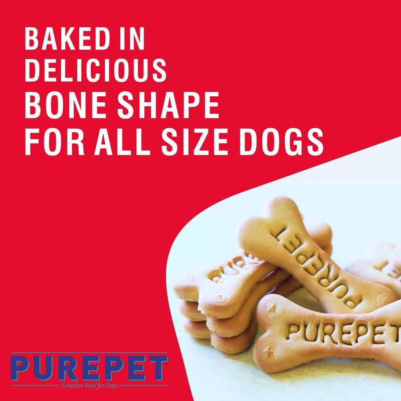 PUREPET Dog Biscuit Treats Real Chicken Flavour for All Life Stages