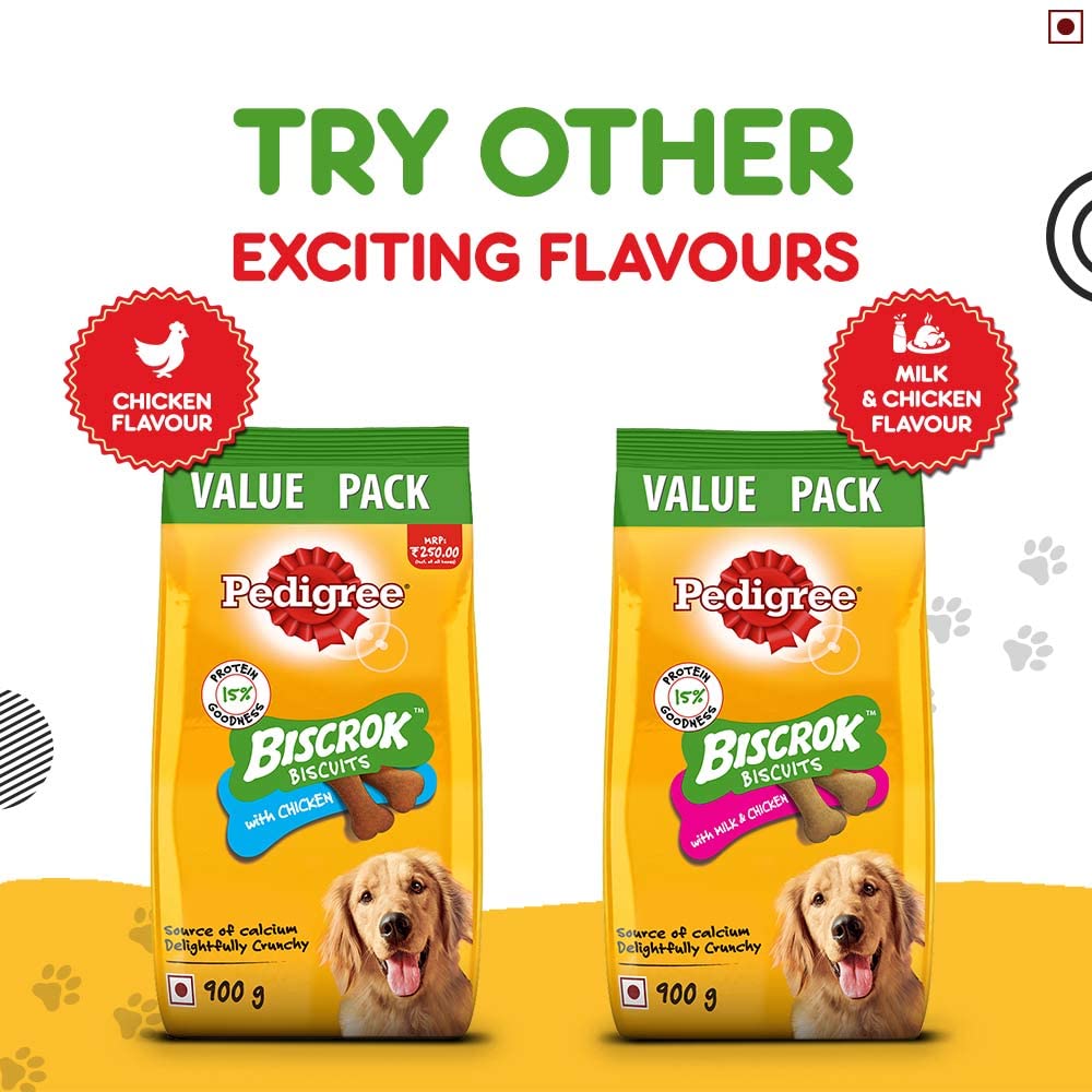 Pedigree dog biscuit for oral care