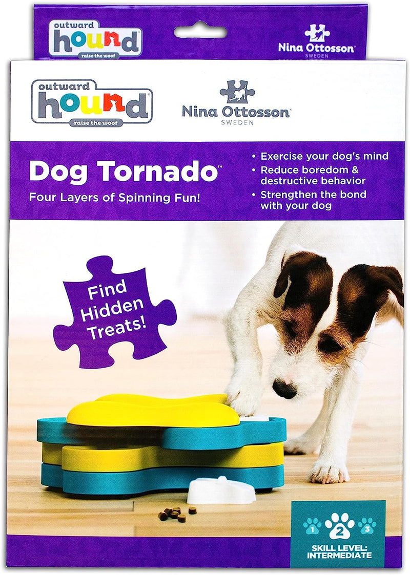 Outward Hound Nina Ottosson Dog Tornado Interactive Treat Puzzle Dog Toy