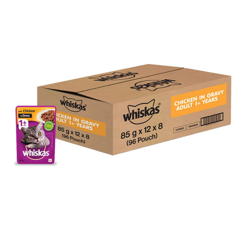 Whiskas Adult Wet Cat Food Chicken in Gravy