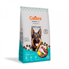 Bag of Calibra Adult Large Breed Dog Food.