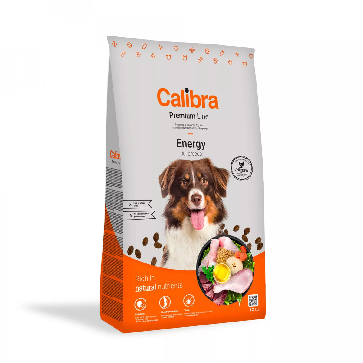 Calibra High Energy Dog Food for Active Dogs in a bag
