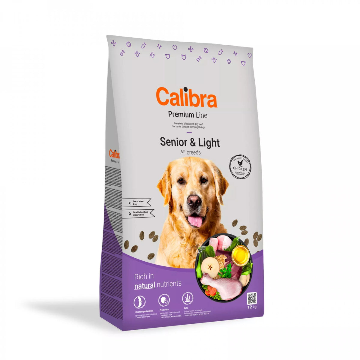 Bag of Calibra Older Dog Joint Weight Food