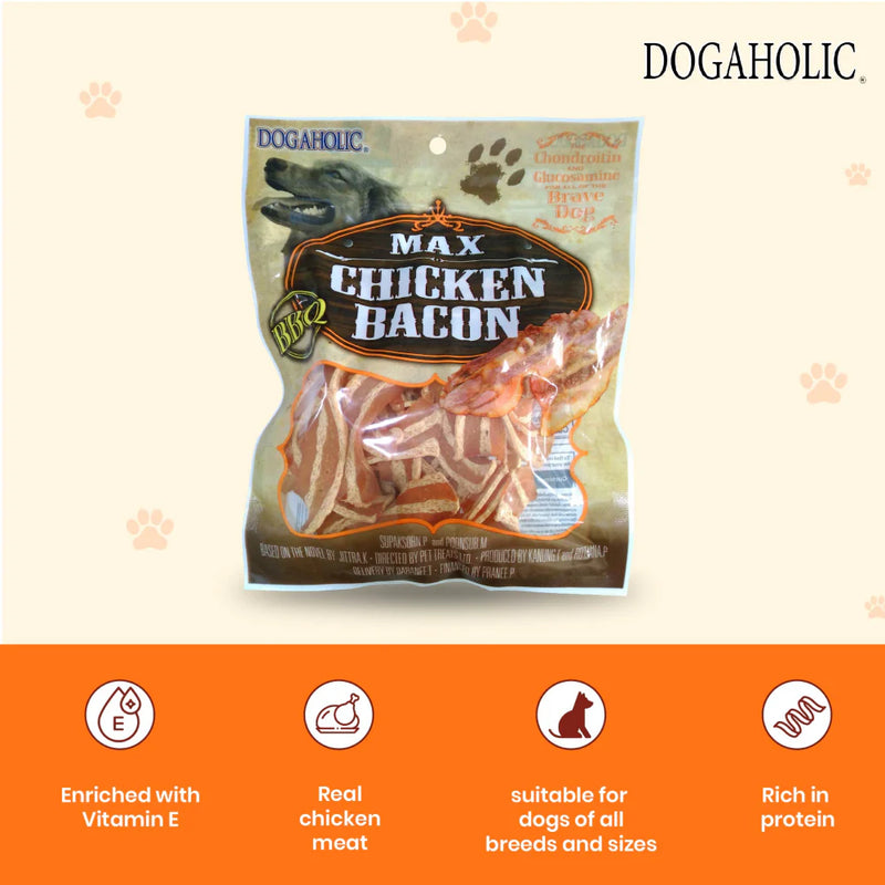 Premium dog treats with BBQ flavor
