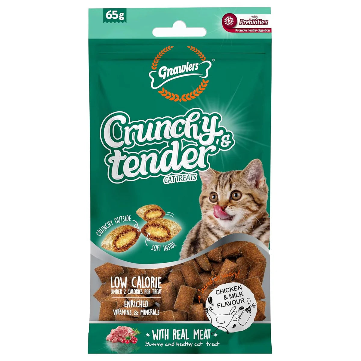 Gnawlers Crunchy & Tender Cat Treats
